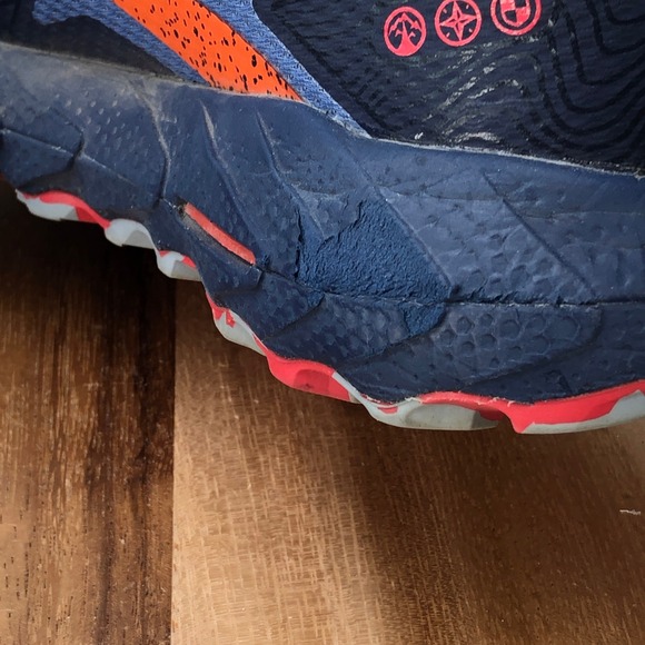 Brooks Cascadia 17 GTX Trail Running Shoes Waterproof Blue Orange Womens 7 B - Picture 5 of 8